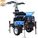 Mobile Diesel Powered Light Towers 6kw/50hz 7.5kw/60hz Telescopic Lighting Tower