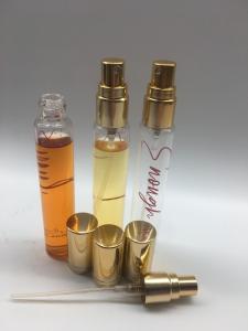 China 3ml 15ml Glass Tube Vial Mini Perfume Spray Bottle With Atomizer wholesale