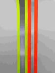 Orange Fluorescent Green Reflective Tape Ribbon Safety With Heat Transfer
