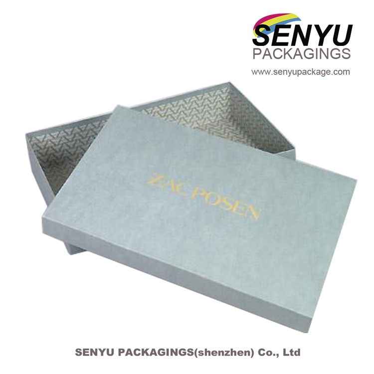 Cardboard Gift Jewelry Box Packaging Gold Compression Protective Decorative