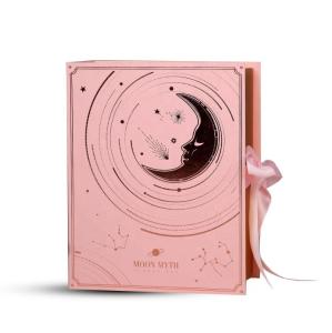 China Recyclable Wholesale Custom Logo DIY perfume packaging baby pink gift set box wholesale