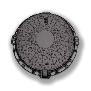 China EN124 A15 Cast Iron Manhole Cover , 580mm Circular Inspection Chamber Cover wholesale