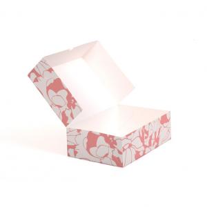 China Cheap Custom Printed Pink Empty Premade Bridesmaid Gift Box For Wedding Packaging on sale