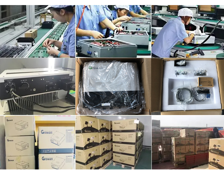 Growatt 3kw 5w 6kw 8kw 10kw Solar Inverter 48v 99.9% Efficiency for Home and Government