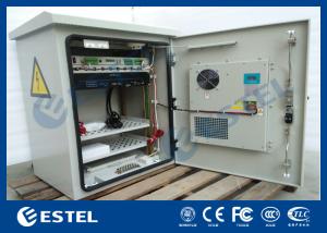China Sunproof Rainproof Wall Mount Data Cabinet Outdoor Telecom Enclosure Grey Color wholesale