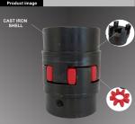 XL2 Rotex 24 Flexible Jaw Coupling Standard Rate torque 120Nm Speed 14000rpm