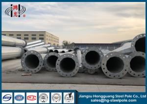 China Polygonal Steel Electric Pole For Overhead Transmission Line 110KV wholesale