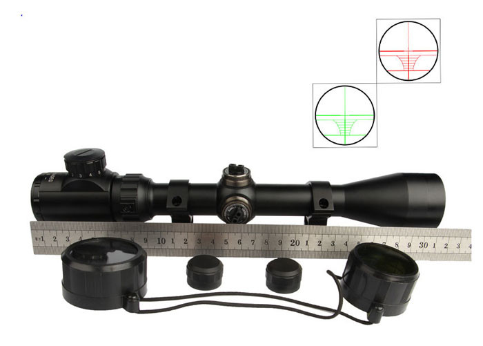 Aluminum Alloy Lighted Crossbow Scopes , Long Distance Scopes 3 - 9X40EG