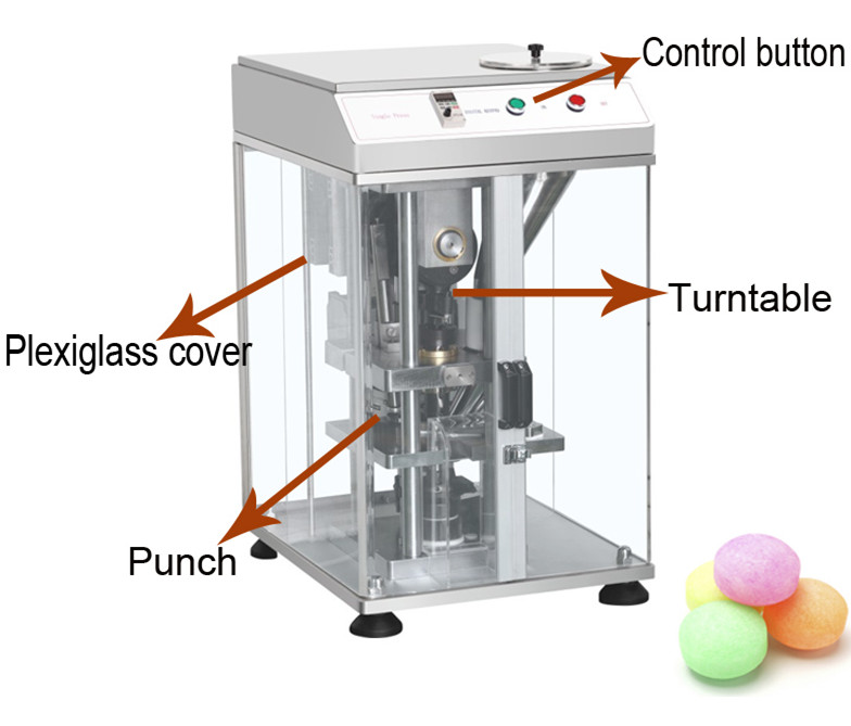 TIANHE Single Punch Tablet Press Machine For Laboratory Use And Pharmaceutical Machinery