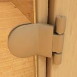 Customized Sauna Door Hinges CE ISO Powder Coated Door Hinges For Infrared Cabin