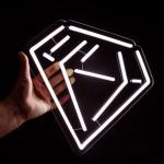 Power Supply Plug Neon Light Wedding Sign for White Diamond Shipping Hang/Mount