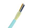PVC / LSZH / OFNP GJFJV 24 Core Multi Mode OM4-550 Indoor Fiber Optic Cable For