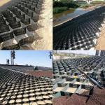 hdpe Geocell Slope Stabilization Road Gravel Stabilize Honeycomb Plastic HDPE