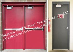 China Residential Steel Fire Resistant Industrial Garage Doors With Remote Control wholesale