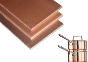 China Ultra Thin Copper Clad Steel Plate Strip Coil Good Dimensional Consistency wholesale