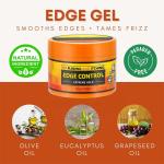 Long Lasting 24 Hours Hair Styling Edge Control Wax Alcohol Free Fast Drying No