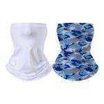 White Sport Sublimation Headscarf Blank Scarf For Sublimation Photos Printing