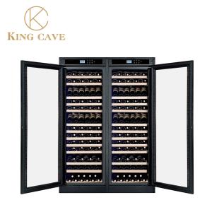 China Low Noise Glass Front Wine Refrigerator Touch Control Adjustable Shelves wholesale
