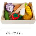 Montessori Kitchen Pretend Toy For Children Cutting Fruit Vegeta