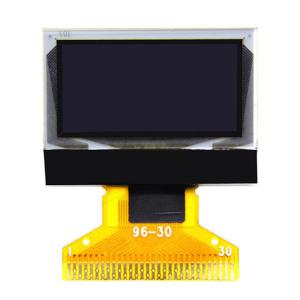 China White PMOLED 0.96 Oled Display 128x64 2.6-3.5V Folding Type wholesale