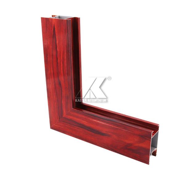 6063 Wood Grain Extruded Aluminum Window And Door Profiles - Buy Aluminum Window