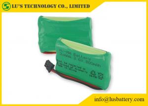 China Customized Color NIMH Batteries AAA Rechargeable Phone Battery 3.6 V 800mah nimh battery pack wholesale