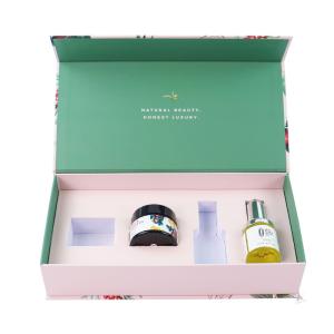 China Smart Empty Black Magnetic Perfume Bottle Packaging Box With Eva Luxury Gift wholesale