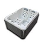 Modern 3 People Acrylic Whirlpools Spa Hot Tub Outdoor Bathtub With LED Light