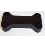 Black anodized polishing aluminum CNC Motorcycle Parts