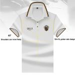Print Custom Uniform Golf Polo Shirts in Jersey Fabric for Golf Business Uniform