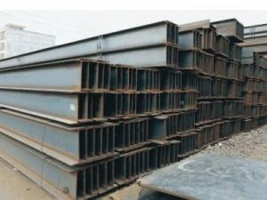 Custom Size Steel H beam Hot Rolled 3 mm - 30 mm Thickness Black