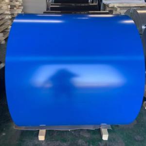 China Roof Tile T351 0.5mm Thick Blue Color Coated Aluminum Coil wholesale