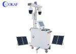 Solar CCTV Trailer Construction Site Mobile Video Surveillance Trailer Metal