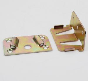 China Powder Coating Metal Bed Frame Parts Bed Hook Plate Bracket Fittings Bed Rail Brackets wholesale