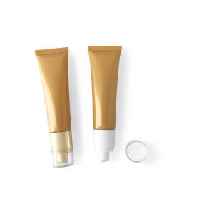 China Hotel 125ml Biodegradable Plastic Cosmetic Tubes With Screw Cap wholesale