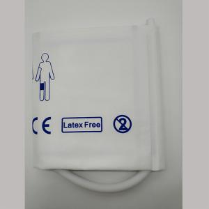 China Adult Disposable Nibp Cuff , Non Woven Fabrics Measuring Blood Pressure Cuff wholesale
