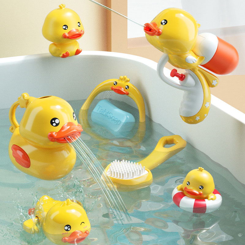 Picture Perfect 8 Pack Floating Wind-up Bathtub Toys for Toddlers Boy Girls ABS Material