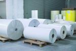 Oil Glue White BOPP Label Material , BOPP Synthetic Paper 50μ Face Thickness