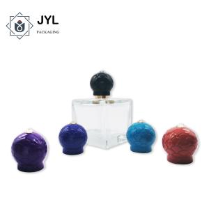 China Arabian Style Metal bottle Cap with stone For Luxury Niche Perfume Brands wholesale