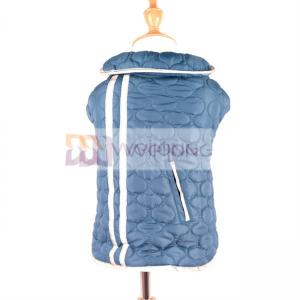 China Windproof Reversible Plaid Dog Coats Reflective Stripe Poly Pongee Waterproof Dog Jacket wholesale