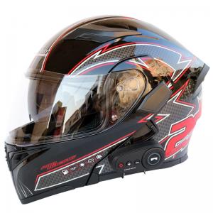China Bluetooth Motorcycle helmet unisex double lens open face motorcycle helmet for sale 16 color 4 size wholesale