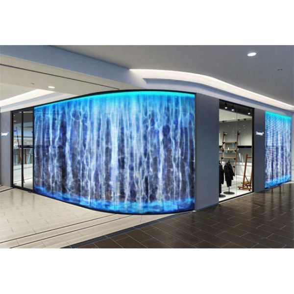 High Transparency 16Bit LED Grille Display For Visibility Design Business Advertising