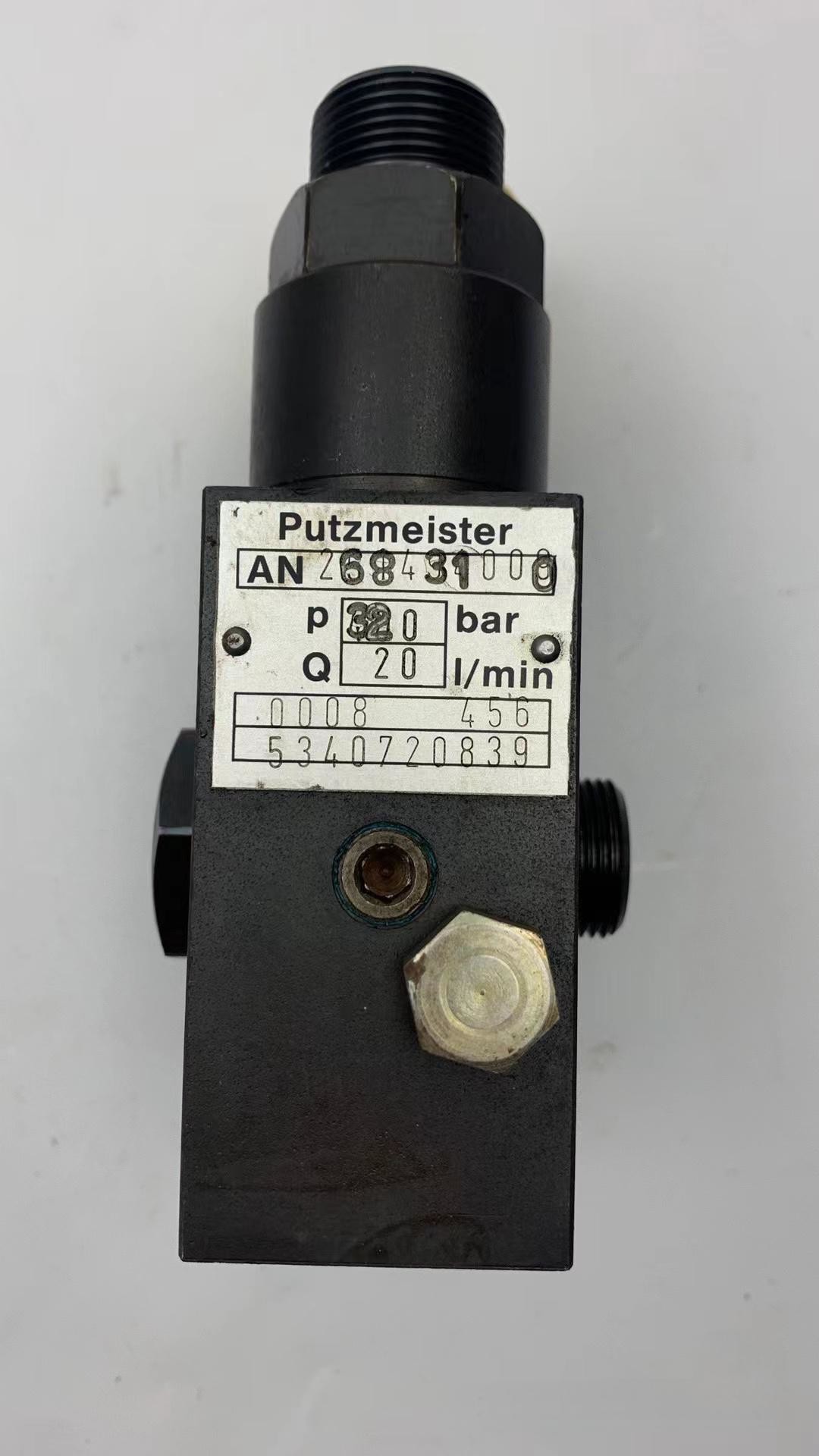 268431000 Putzmeister Concrete Pump Truck Accessories Boom Cylinder Hydraulic Lock 320BAR20LGEN.7