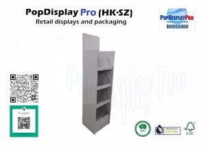 China Freely Standing Pouched Snacks Visual Merchandising Print Retail Shipper Display in Stores wholesale