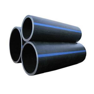 China 10 Inch SDR21 Flexible Water Supply Pipe , High Density Polyethylene Piping Black wholesale