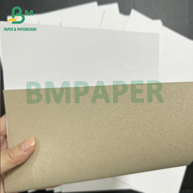 High Stiffness One Side Coated 200 500 GSM White Lined Duplex Board