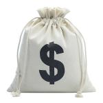 SGS Christmas Fabric Drawstring Gift Bags Portable 25x30cm