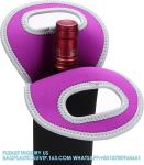 Neoprene Wine Carrier Tote Bag Portable Bottle Tote Holders Insulated Wine