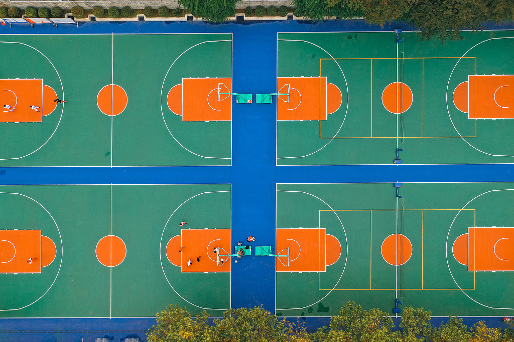 Silicon PU Acrylic Tennis Court Outdoor Eco Basketball Court Installation