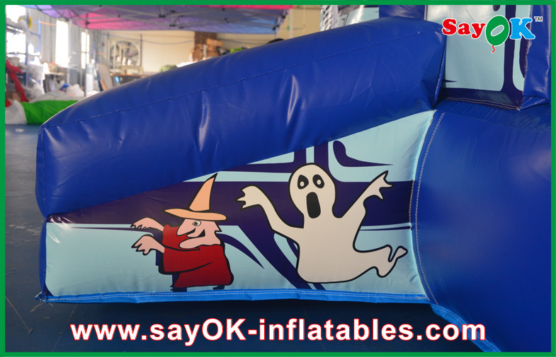 Durable PVC Inflatable Bounce Castle House Funny Halloween Pumpkin For Kids Bounce House Rentals
